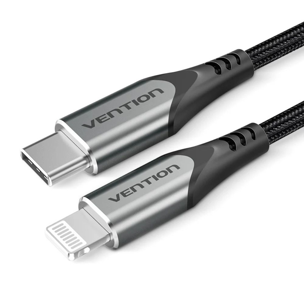 Vention USB 2.0 A Male to C Male Cable 1M Black PVC Type VEN COKBF