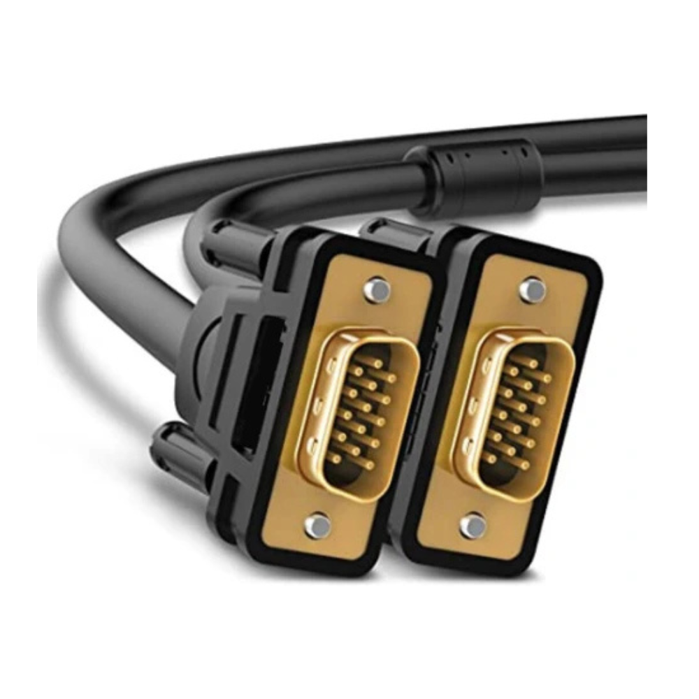 Vention VGA(3+6) Male to Male Cable 1M Black VEN DAEBF