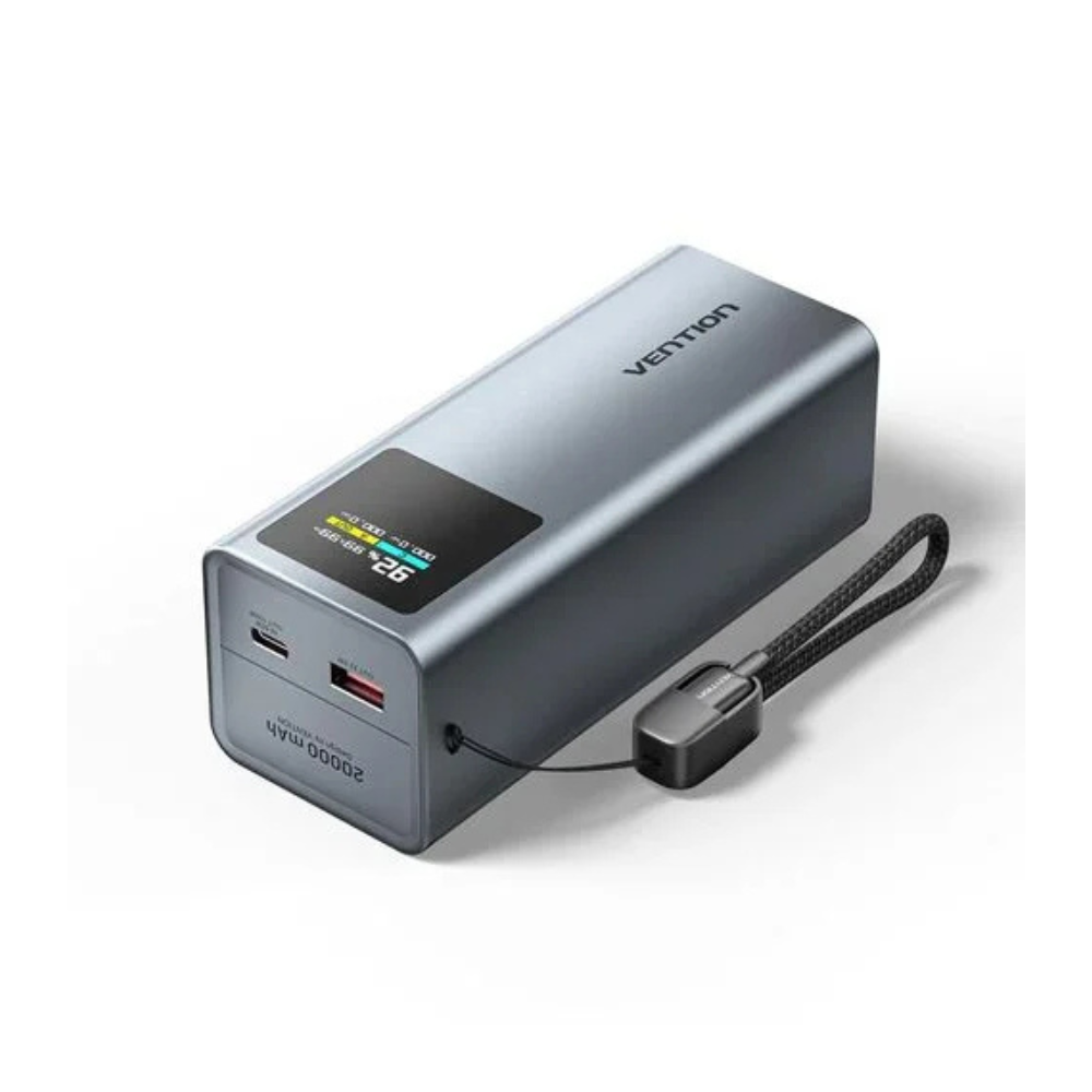 Vention 20000mAh Phone & Laptop Power Bank 100W-GREY VEN FKCHO