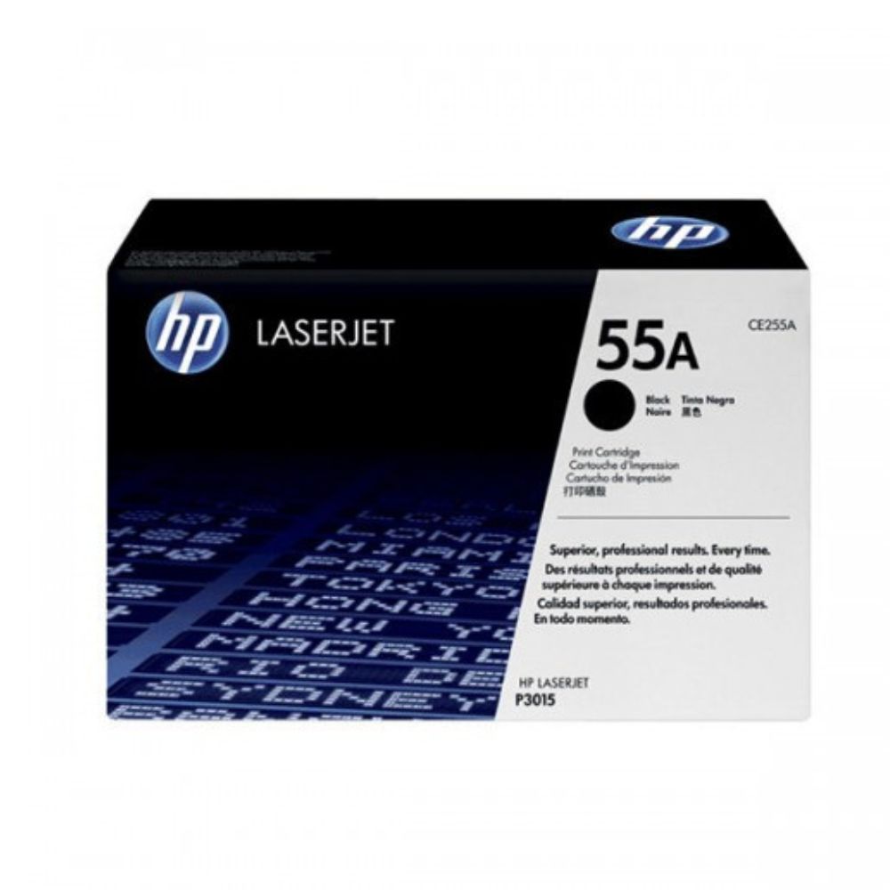 Hp 55A CE255A Black Original LaserJet Toner Cartridge