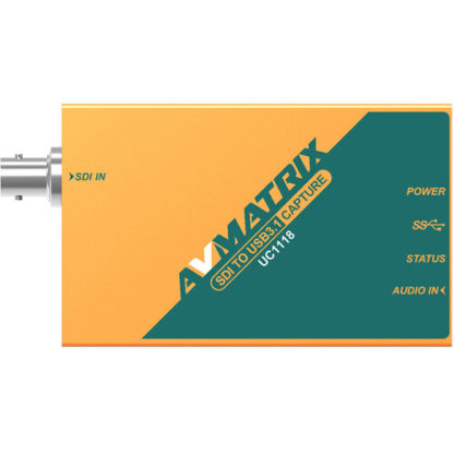 AV MATRIX UC 2018 SDI/HDMI TO USB 3.1 TYPE C VIDEO CAPTURE CARD