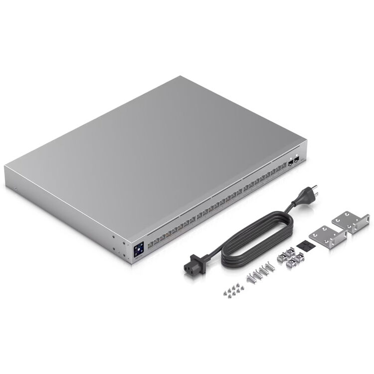UniFi Switch Pro Max 24 PoE (400W): (8) 2.5GbE PoE++ (2) 10G SFP
