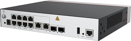Huawei 2*GE combo WAN, 1*10GE(SFP+) WAN, 8*GE LAN, 1*GE combo LAN