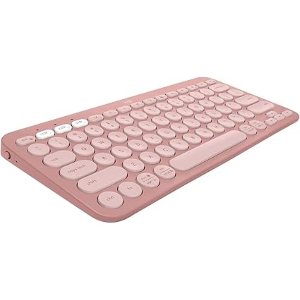 LOGITECH K380S MULTI-DEVICE BLUETOOTH KEYBOARD – TONAL ROSE