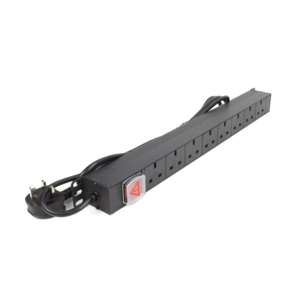 MTN 8-Way Ethernet Cable UK Plug PDU