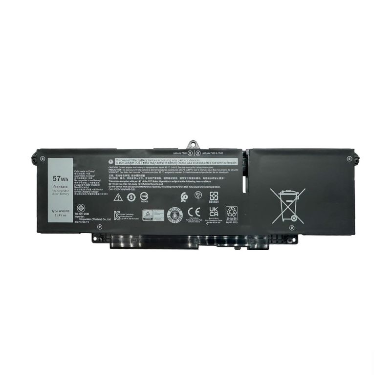 Dell Latitude 7350 Ultra 5 135U battery 11.4V 57Wh