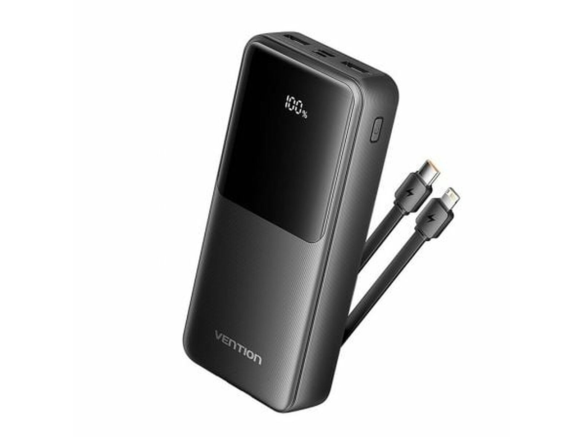 Vention Power Bank 30000mAh 22.5W Black LED Display Type