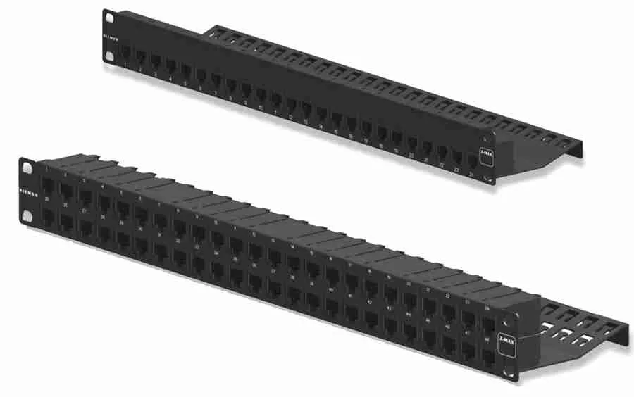 SIEMON Z-MAX 48-Port Cat6A Shielded Patch Panel