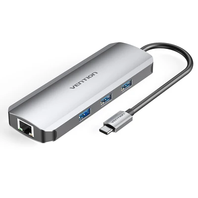 Vention USB-C Multi-Functional 8 in 1 Docking Station TOKHB